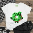 thumbnail image 3 of Strange and Cozy St. Patrick's Donut Doubt Luck Women's Cotton Tee S - 3XL, 3 of 4