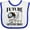 White and Royal, variant on Inktastic Future Optometrist Eye Doctor Boys Baby Bib