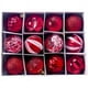 thumbnail image 2 of Un rojo - 12 decoraciones para árboles de Navidad en caja Bolas decorativas de 6 CM Ormromra LN-0868-1, 2 of 6