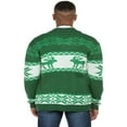 thumbnail image 3 of Men‘s Christmas Cardigans Ugly  Sweaters Reindeer Snowflake Shawl Collar Knitted Cardigan Sweater, 3 of 4