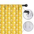 thumbnail image 4 of Blackout Kids Curtains,Yellow Lemon Fruit Shapes Orange Pattern Childrens Insulated Curtains Set Of 2,Bedroom Essentials,Toddler Room Decor 52"x63", 4 of 5