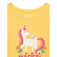 thumbnail image 2 of Garanimals Toddler Girls Raglan Tee with Long Sleeves, Sizes 18M-5T, 2 of 3