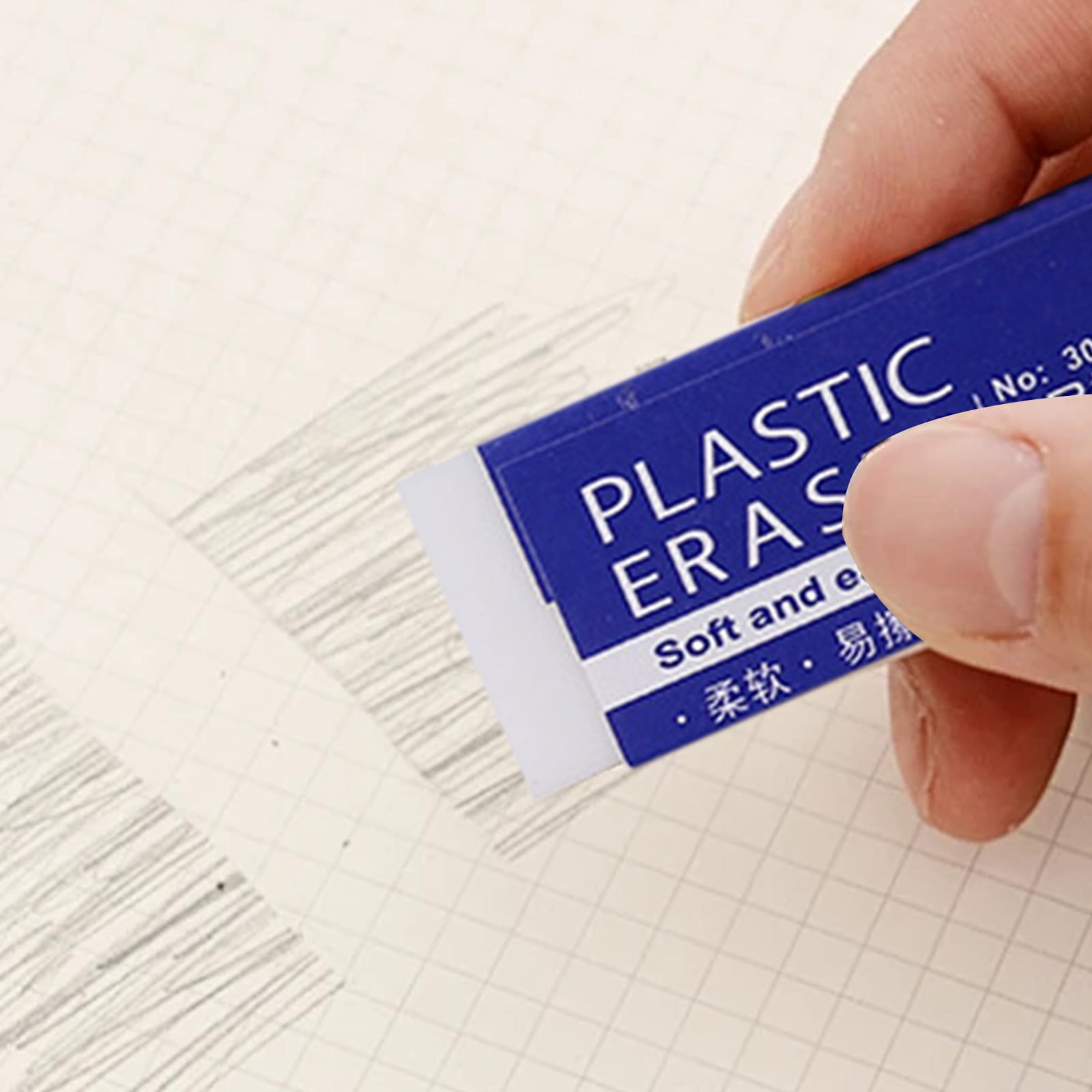 Kyusrd 30Pcs 2B Pencil Eraser,Clean Soft Easy Polish Learning Stationery