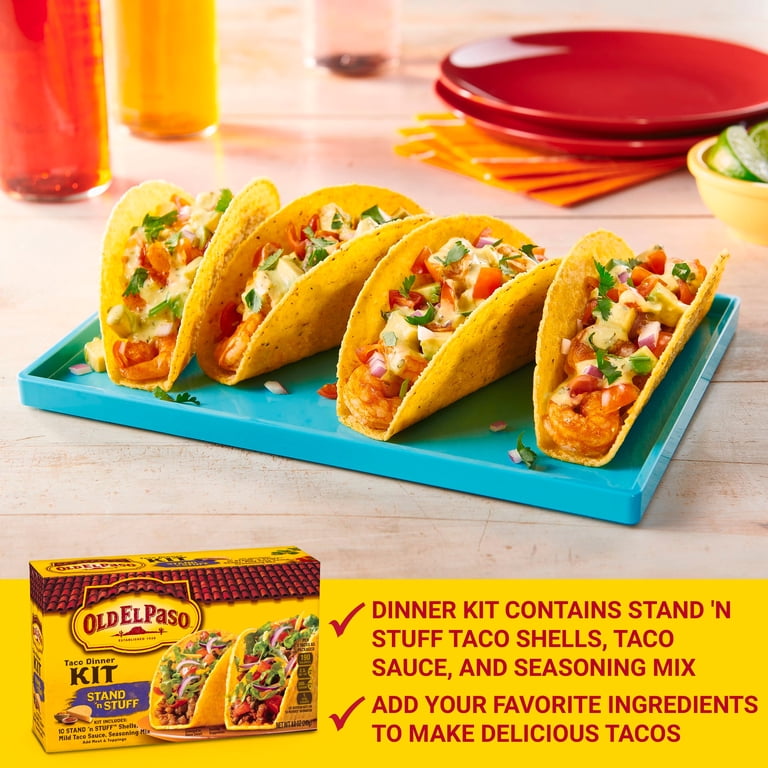 Old El Paso, Stand 'N Stuff Taco Dinner Kit, 10 Count, 8.8 oz