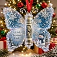 thumbnail image 6 of Christmas Cash Gift Butterfly Ornament,Money Holder Fillable Bulk Keepsake Envelopes Decor for Giving Tree Family with Built‑In Clear Compartment As A Festive Hanging That Hold Money,(Sky Blue), 6 of 7