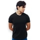 thumbnail image 3 of Playera Negra Cuello Redondo Manga Corta Básica Muscle Fit Para Hombre, 3 of 4