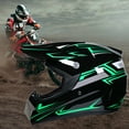 thumbnail image 5 of Bstcar Motocross Helmet for Youth &Adult with Goggles & Gloves for Atv Mx Motocross Off road Street Dirt Bike L Size ,black&green, 5 of 8
