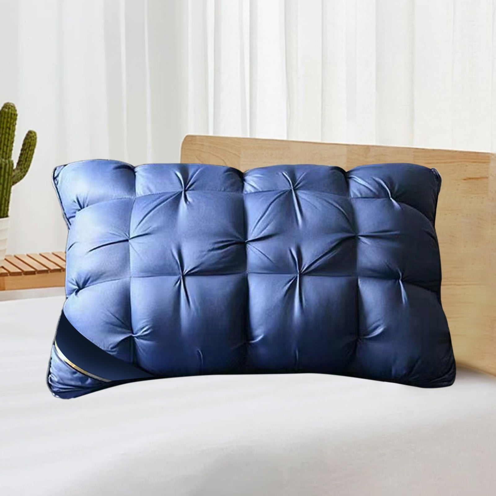 JOGZMZ Hotel Grade Ultra Soft Pillows Queen Size Set of 2 Supportive Bed Pillow for Back Side and Stomach Sleepers, Breathable Neck Supports Pillows for Home Daily Use