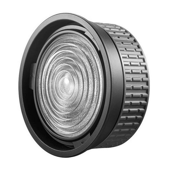 Godox FLS5 Fresnel Lens with 10 to 35 Degrees Adjustable Beam Angle for ML30 and ML60 LED Lights (Black)