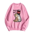 thumbnail image 4 of VBARHMQRT Chandail à Capuchon Court Femmes Femmes Its Fall Yall Chandail Citrouille Imprimé Léopard Décontracté à Manches Longues Chandail à Enfiler Chemise Hauts Blouse, 4 of 4