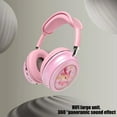 thumbnail image 7 of CXALSSY X3 Active Noise Cancelling Headphones, Over-Ear Headphones with Mic for Kids/Adults/Teen/School/TV, Pink, 7 of 7