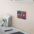thumbnail image 5 of Yayeee Toggle Light Switch Wall Plate 2-Gang 4.56"x4.48" Decorative Outlet Cover, Colorful Wavy Plaid, 5 of 7