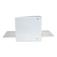 thumbnail image 6 of (2 pack) UNIVERSAL Slant-Ring Economy View Binder 4" Capacity White 20994, 6 of 7