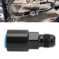 thumbnail image 1 of Quick Disconnect EFI Fitting, Black Anodized Aluminum Alloy with Precise Thread Engagement for Fuel Filters and Fuel Rails, 1 of 7