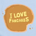 thumbnail image 2 of CafePress - I Love Pancakes Infant Bodysuit - Baby Light Bodysuit, Size Newborn - 24 Months, 2 of 4