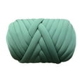 thumbnail image 2 of Cotton Polyester Chunky Yarn Tube Giant Yarn for Rug Making Carpets Handbag Dark Green, 2 of 8