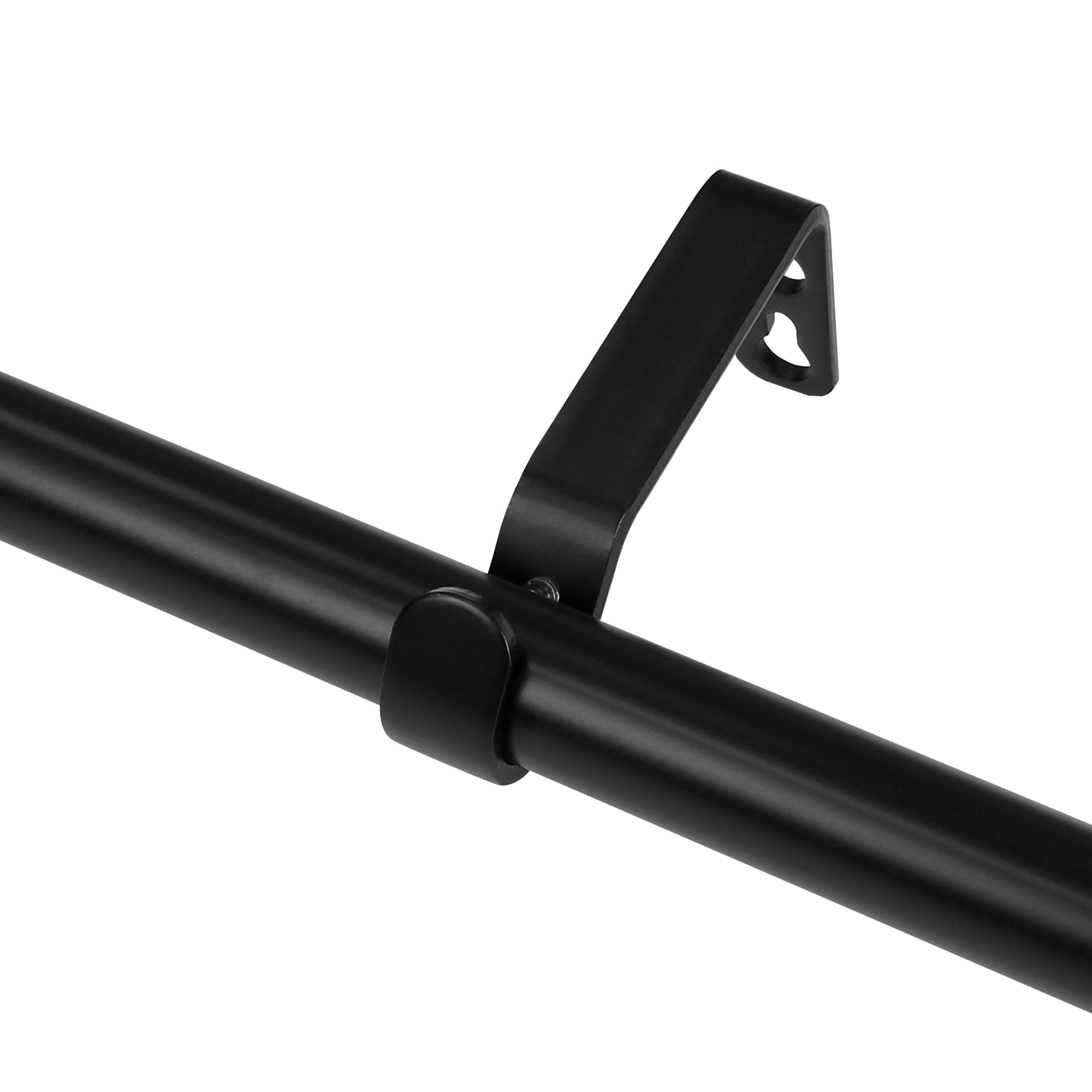 Lumi Home Furnishings Non-Adjustable Single Curtain Rod Brackets 3/4 in. (4-Piece)