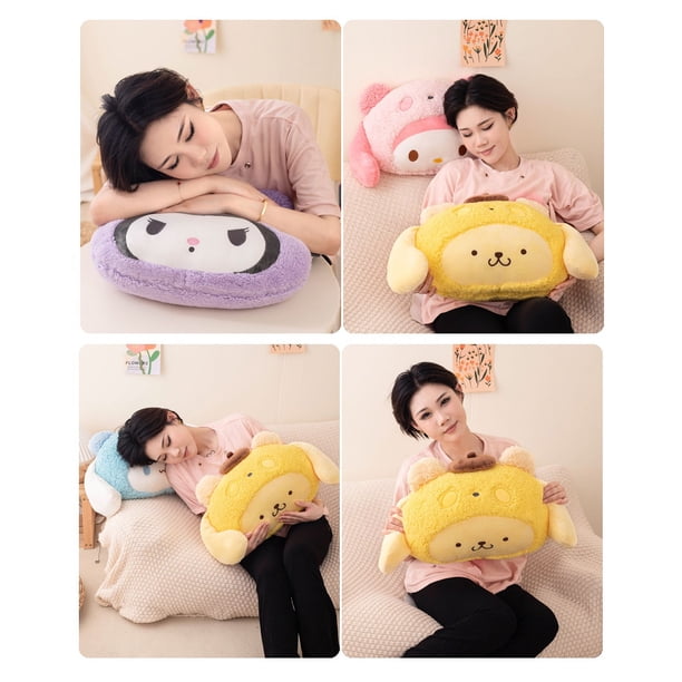 Sanrio Cute Anime Turn Into White Bear Pillow Blanket Comfortable