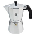 thumbnail image 1 of Cafetera Espresso De Aluminio, Estilo Italiano Para 6 Tazas, Diseño Clásico, Cafetera de Cocina Italexpress, Capacidad 480 ml, Aluminio, 1 of 7