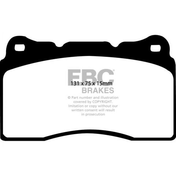 UD1001/ EBC OE Brake Pads Fits select: 2017-2021 HONDA CIVIC, 2015-2022 CHEVROLET CAMARO