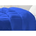thumbnail image 6 of DNG Creations 3 Piece Solid U Shape Pattern Comforter Ultra Soft 100% Egyptian Cotton, 800 Threads Count 550 GSM All Season - Solid Royal Blue Colour ( Twin/Twin XL - Size ), 6 of 8