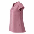 thumbnail image 3 of Blusa George para Mujer, Manga Corta Vino Talla M, 3 of 4
