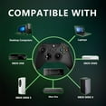thumbnail image 3 of Wireless Controller for Xbox One/Xbox One S/Xbox One X/Xbox Series X/PC, 2.4GHZ Wireless Game Controller with Dual Vibration, 3 of 10