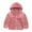 Pink, variant on Kids Winter Warm Plush Coat Trendy Solid Fuzzy Jackets Zip Up Ho𝐨die Boy Girls' Clothing Fl𝐞ece Hooded Outwear