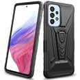 thumbnail image 5 of GW USA Compatible for Samsung Galaxy A14 5G Case with Tempered Glass Screen Protector Hybrid Cover with Kickstand Phone Belt Clip Holster - Black, 5 of 6