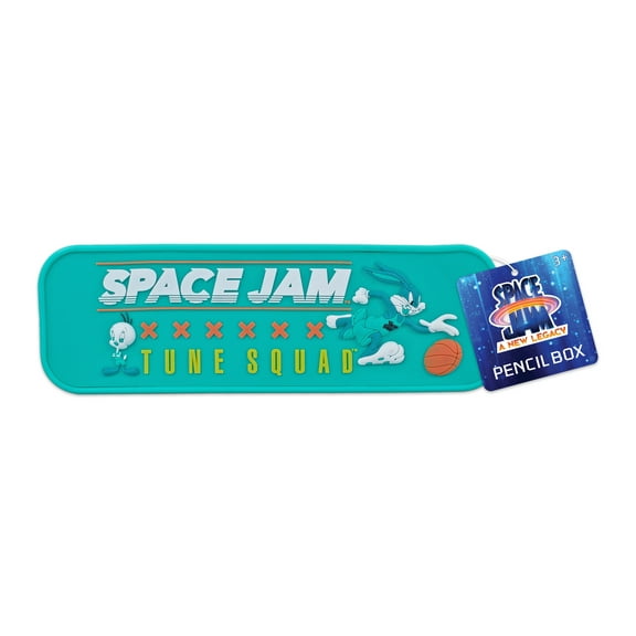 Warner Bros. Space Jam, a New Legacy Multicolor Embossed Silicone Pencil Case