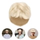 thumbnail image 3 of Hombres Cosplay Peluca Accesorio para el cabello Pieza de peluca masculina Accesorio de extensión de cabello humano, 3 of 7
