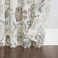 thumbnail image 5 of No. 918 Marita Folk Floral Linen Blend Sheer Tie Top Curtain Panel, 5 of 5