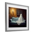 thumbnail image 2 of Stupell Industries Eclectic Ghost on Spooky Blue Couch Gray Framed Print Under Glass, 16 x 13, by LSR Design Studio, 2 of 8