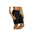 thumbnail image 4 of Hanes Mens Jersey Lounge Drawstring Shorts with Logo Waistband 2-Pack, L, 4 of 5