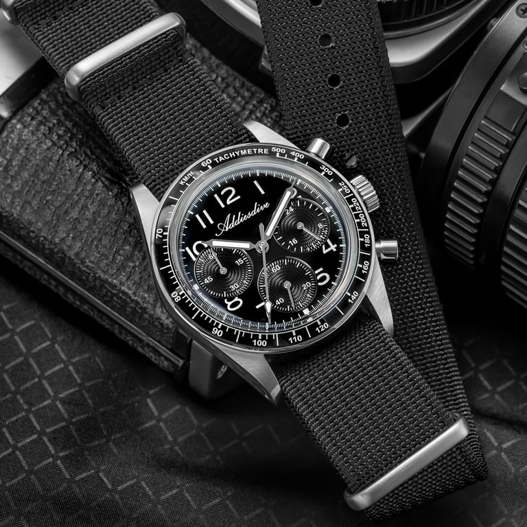 ADDIESDIVE Men's Luxury Dive Watch Chronograph, 100m Waterproof ADDIESDIVE Men's Luxury Dive Watch Chronograph, 100m Waterproof