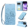 thumbnail image 4 of Funda Cartera GANGXUN con Diseño de Perrito en Relieve para OPPO Reno 13 Pro , Protección 360° con Ranuras y Correa Desmontable, 4 of 6