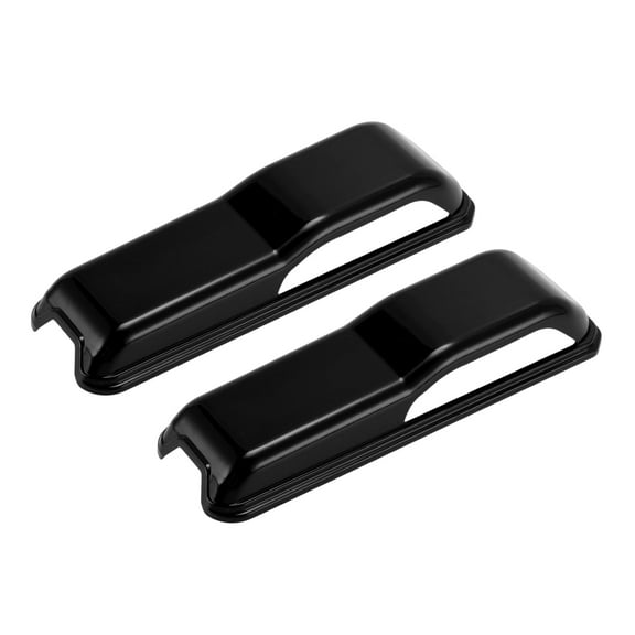 Unique Bargains 1 Pair Engine Hood Hinge Cover Engine Hood Hinge Trim Exterior for Jeep Wrangler JL JLU Sport Sahara Freedom Rubicon Unlimited 2018-2025 Plastic Black