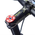 thumbnail image 2 of Soidarity RISK Road Bike Professional Headset Cover Impermeable Atractivo Resistente al desgaste 28.6mm Front Fork Ciclismo Auriculares Ciclismo Azul estrella espina, 2 of 6