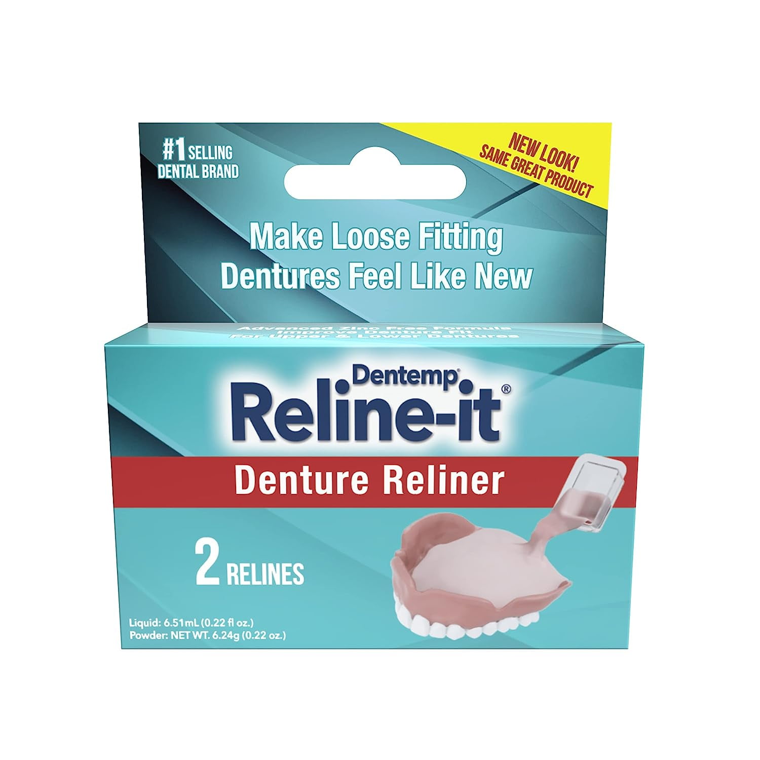 Dentemp Denture Reline Kit Advanced Formula Reline It Denture Reliner