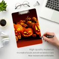 thumbnail image 5 of FMSHPON Halloween Pumpkins Clipboard Hardboard Wood Nursing Clip Board and Pull for Standard A4 Letter 13x9 inches, 5 of 6