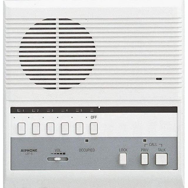 Maestro de llamadas selectivas de voz abierta Intercom Aiphone LEF-5