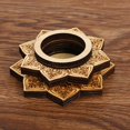 thumbnail image 4 of Ornement de Lotus Sans Odeur Merveilleuse Forme de Lotus Sculptée Claire Affichage Base, 4 of 4