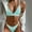 Sky Blue, variant on ZZwxWA Women Bikini Sets Rib Ring Linked Bikini Swimsuit Deep V Neck Two Piece Swimsuit Bathing Suits