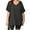 A7-Dark Gray, variant on SHOWMALL Women Plus Size Outfits Set Soft Loungewear Pastel Brown 3X Summer 2-Piece Pajamas Short Sleeves and Bliker Shorts Lounge Sets for Women