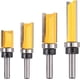 thumbnail image 1 of Juego de brocas para fresadora profesional de corte al ras, hoja de carburo microcristalino, cuerpo de acero endurecido sólido, diseño antirretroceso para tareas de carpintería multifuncionales, 1 of 5