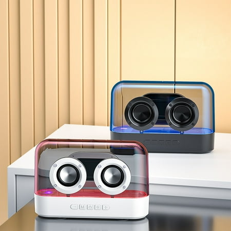 

Mittory Portable Speaker Lights Bluetooth Speaker Multi-Color Changing LED Light Speakers Dual Stereo Pairing Built-in Mic Radio