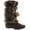 Brown, variant on EZGD Blossom Talia-Hi Women Ladies Mukluk Faux Fur Mid Calf Warm Winter Snow Boots Camel 7