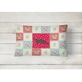 thumbnail image 2 of Carolines Treasures CK5296PW1216 Sable Marten Love Canvas Fabric Decorative Pillow, Red, 12H x16W, multicolor, 2 of 3