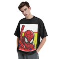 thumbnail image 3 of Spider-Man Vintage Washed Drop Shoulder Short Sleeve T-Shirt - Iron On, 3 of 7