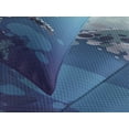 thumbnail image 4 of Ambesonne Blue Quilted Bedspread Set 3 Pcs, Shark Oceanlife Animal, Queen Size, Blue Grey, 4 of 5